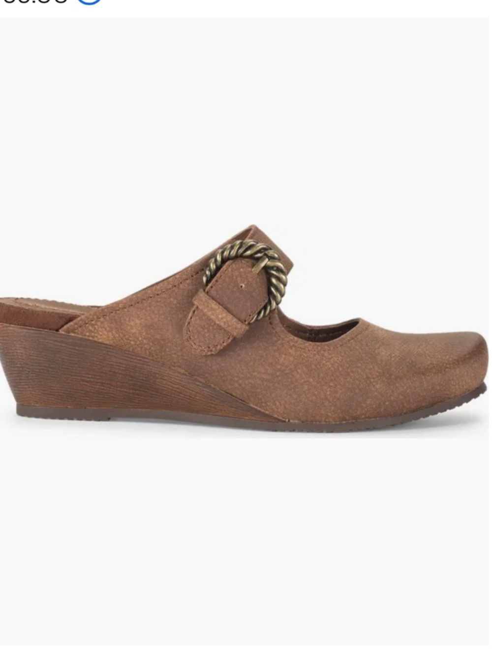 Baretraps Luna Mary Jane Mule Cashew Size 8.5 NEW - Picture 2 of 5